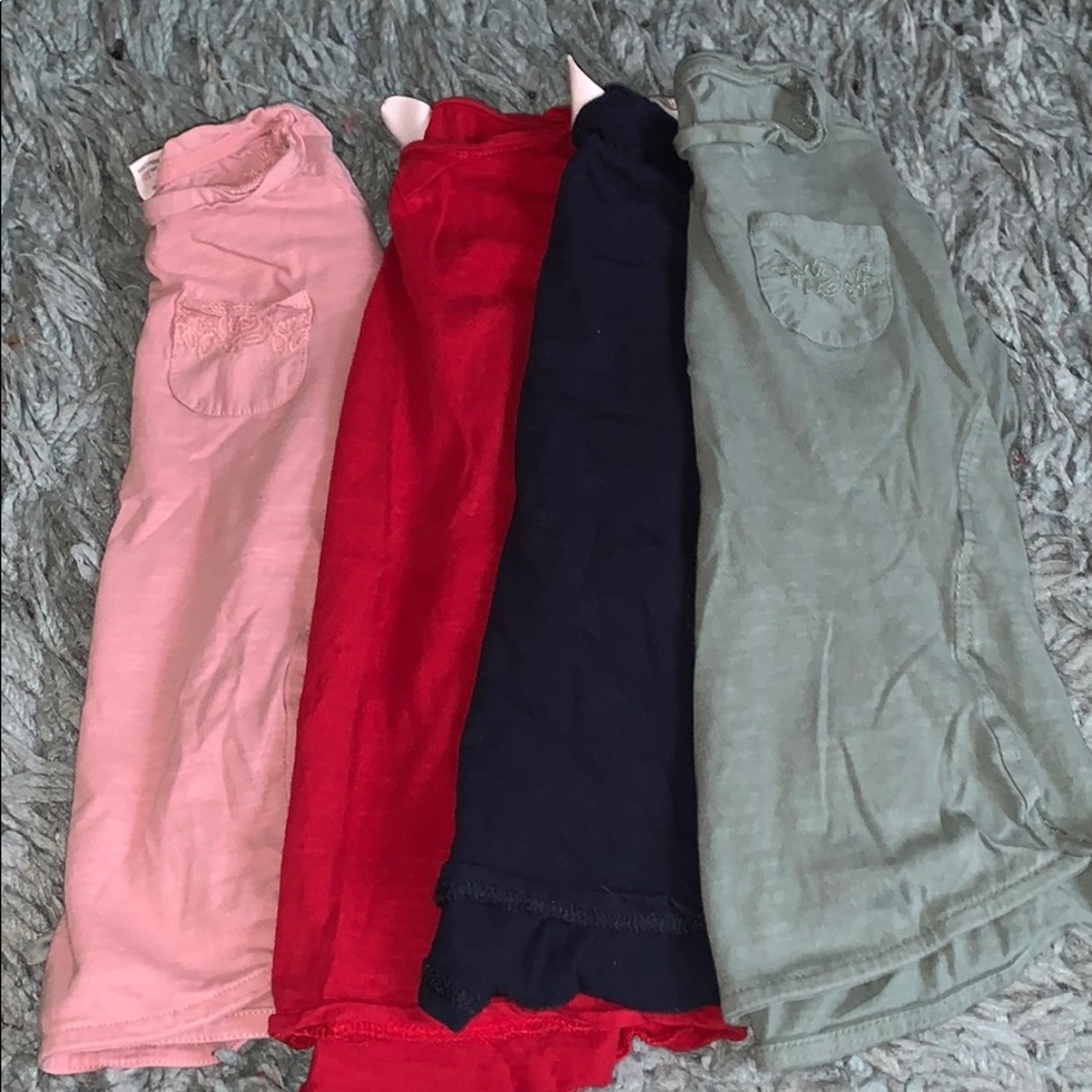 🌸Bundle! Zara Girls assorted 3/4 sleeve T’s. 5